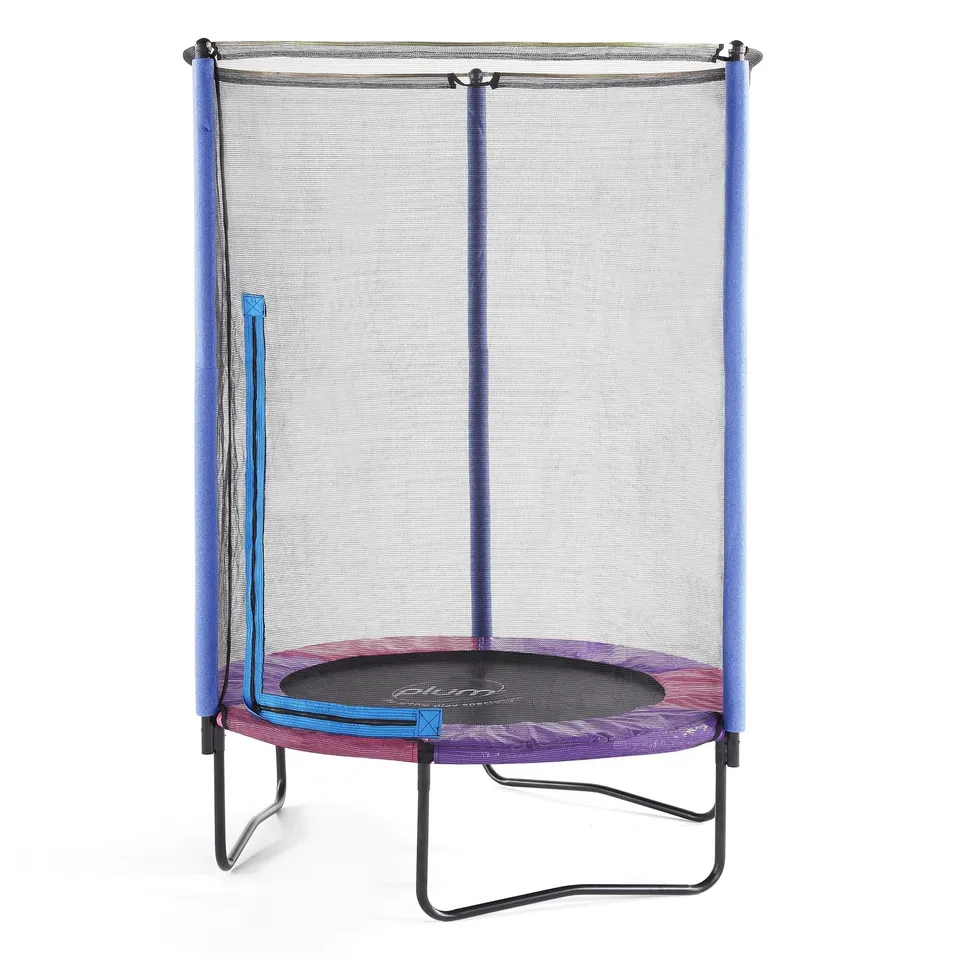 Trampolino esterno 140 cm rete protezione 50 kg