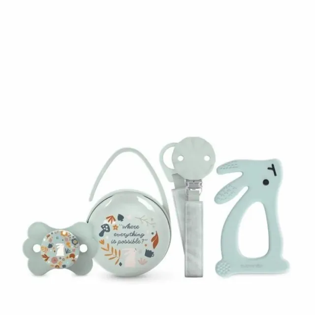 Suavinex Wonderland Liberty set regalo azzurro 4 pezzi succhiotto