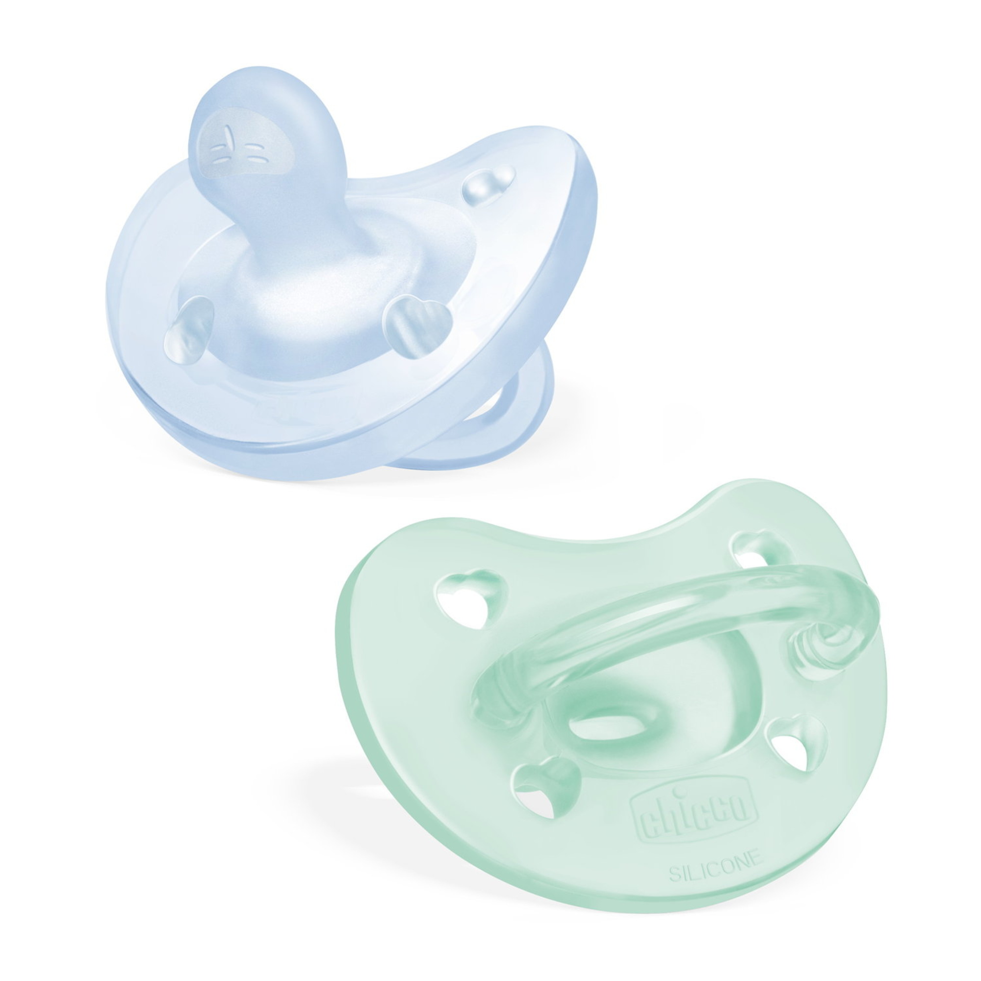 Chicco PhysioForma succhietto silicone 2-6 mesi azzurro 2pz