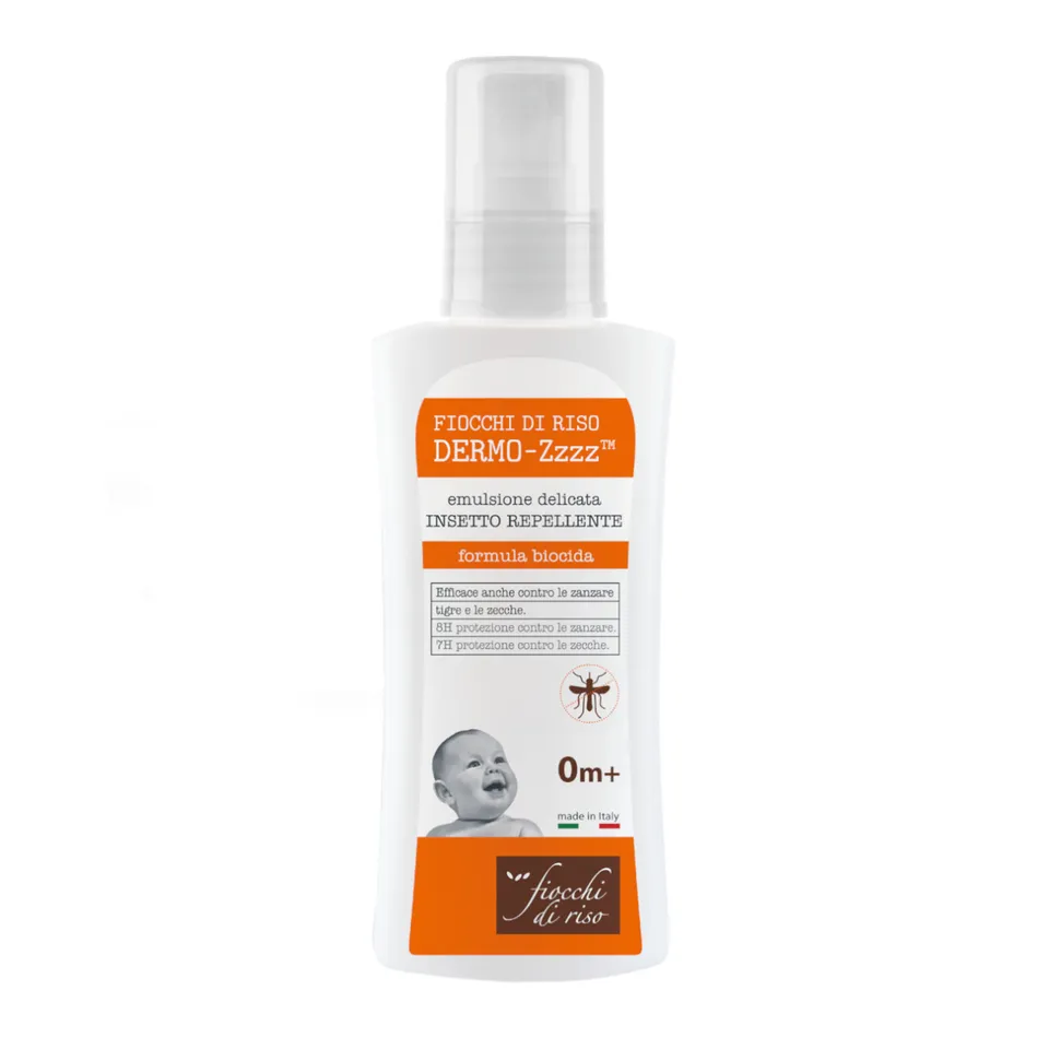 Fiocchi di Riso Dermo-ZZZ spray antizanzare 100 ml senza alcool