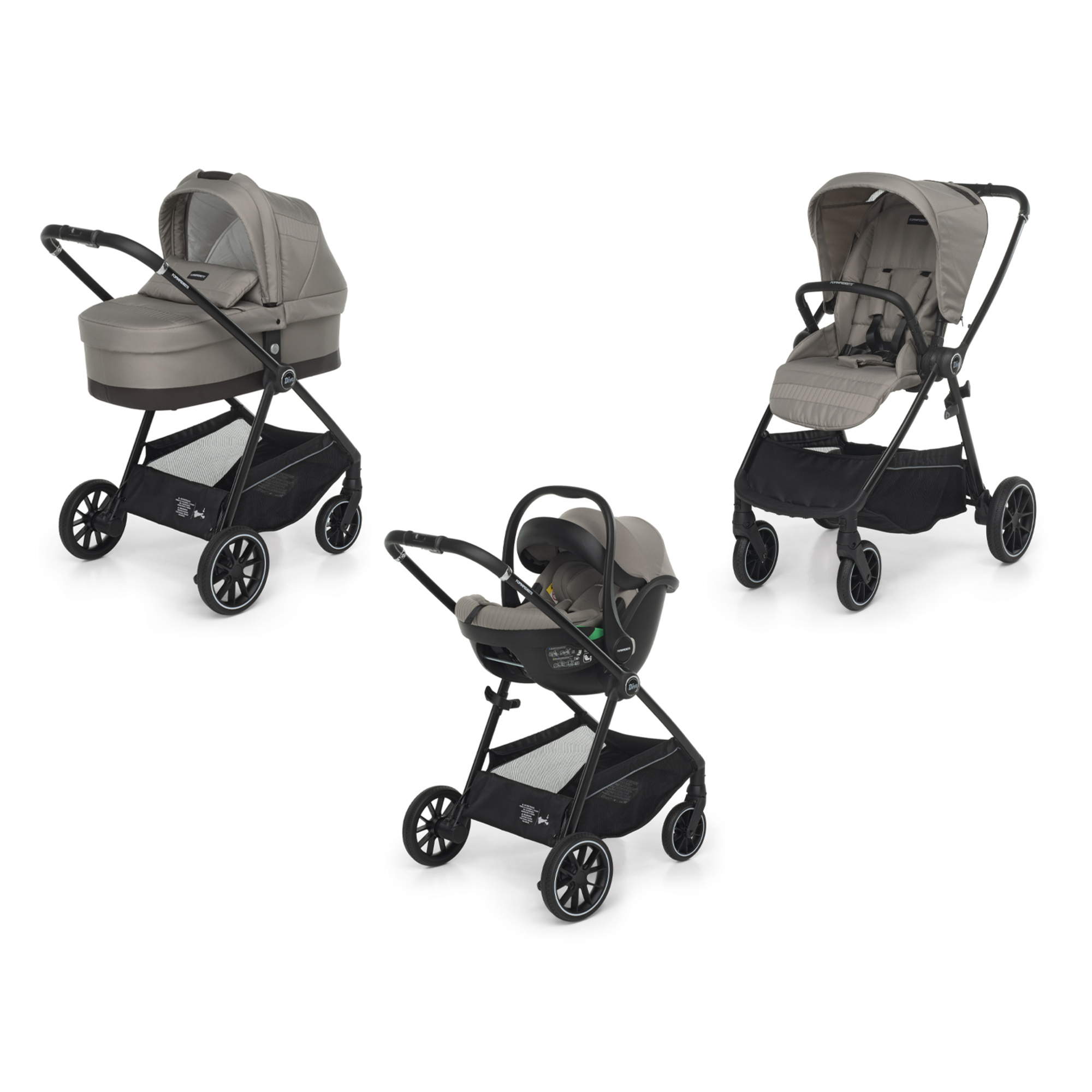 Toys Center Baby Divo i-Size Nut trio passeggino 22 kg