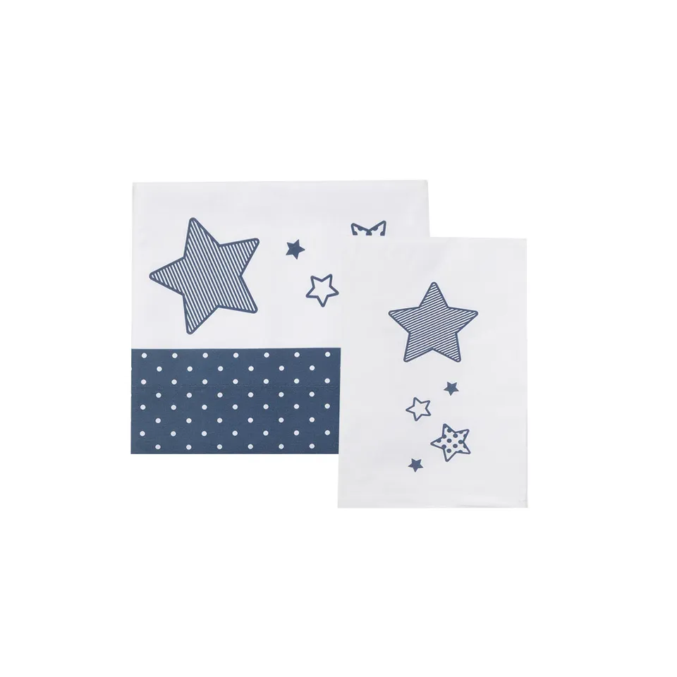 Toys Center Baby Stelle Blu set culla 2 pezzi in cotone