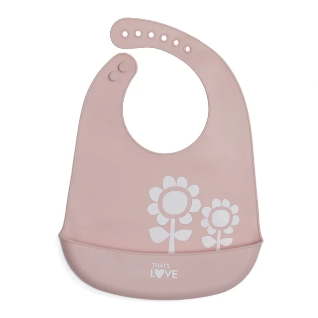 That's Love Bavaglino Silicone con Tasca Rosa