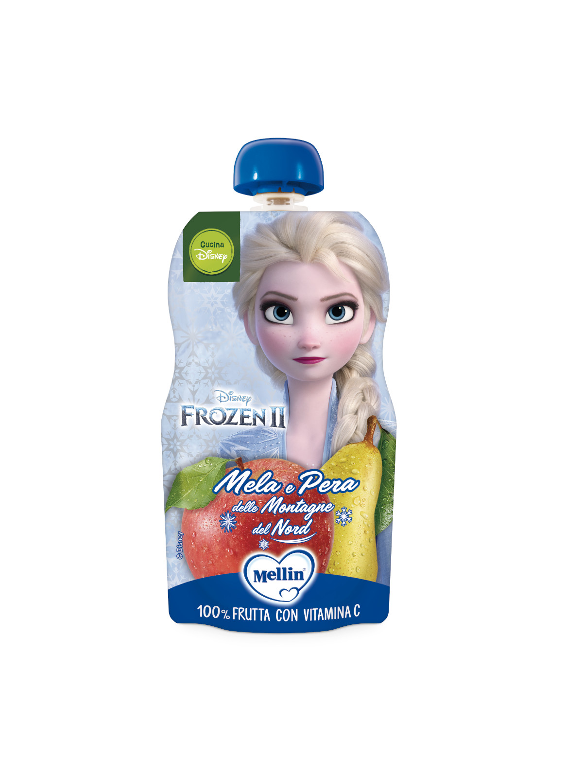 Mellin Disney Frozen Pouch Mela Pera Frutta 110 g