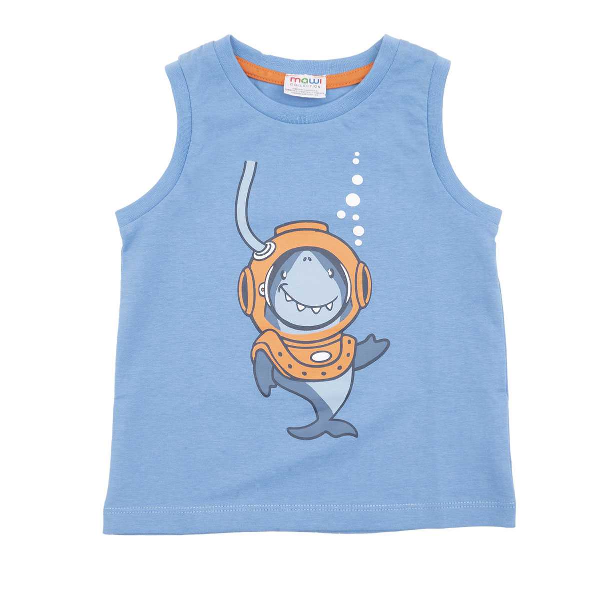 Toys Center Baby Shark canottiera bimbo azzurra jersey
