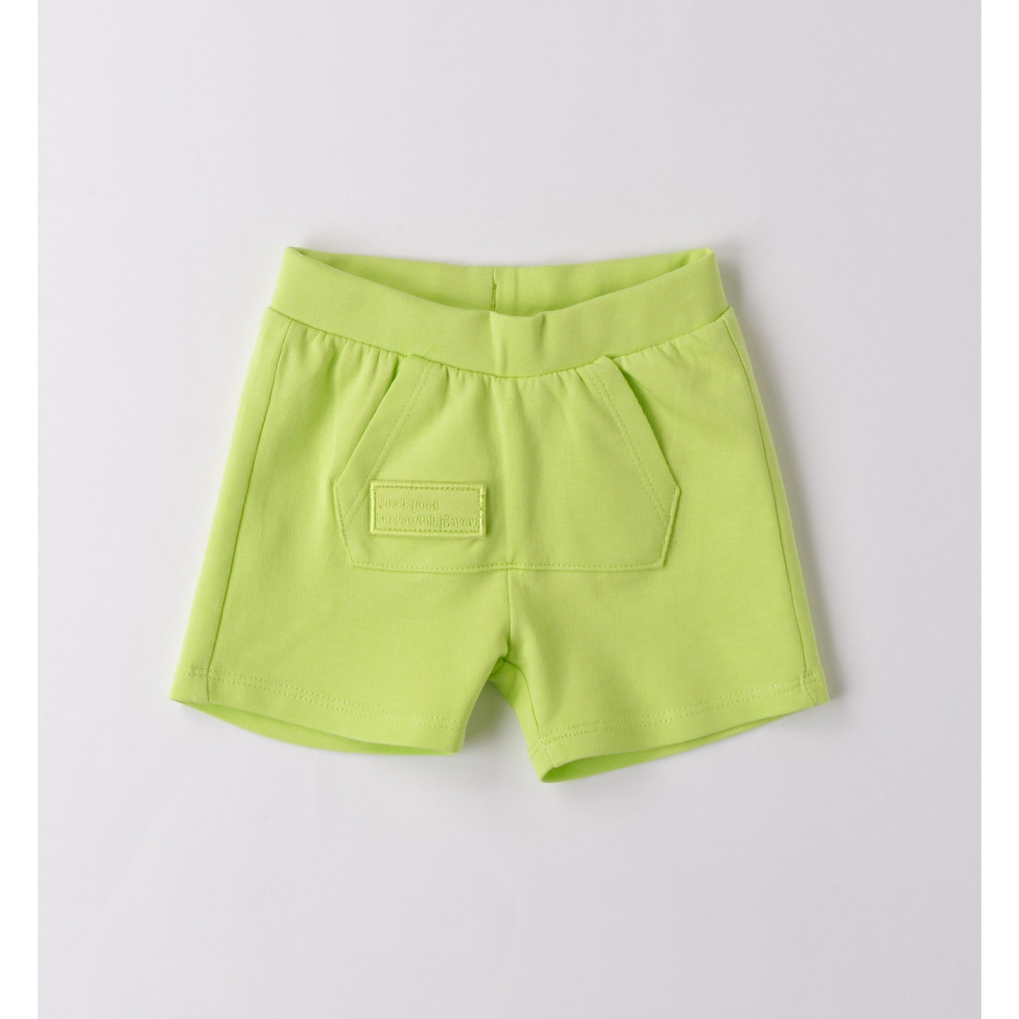 iDO short fluo neonato cotone tinta unita