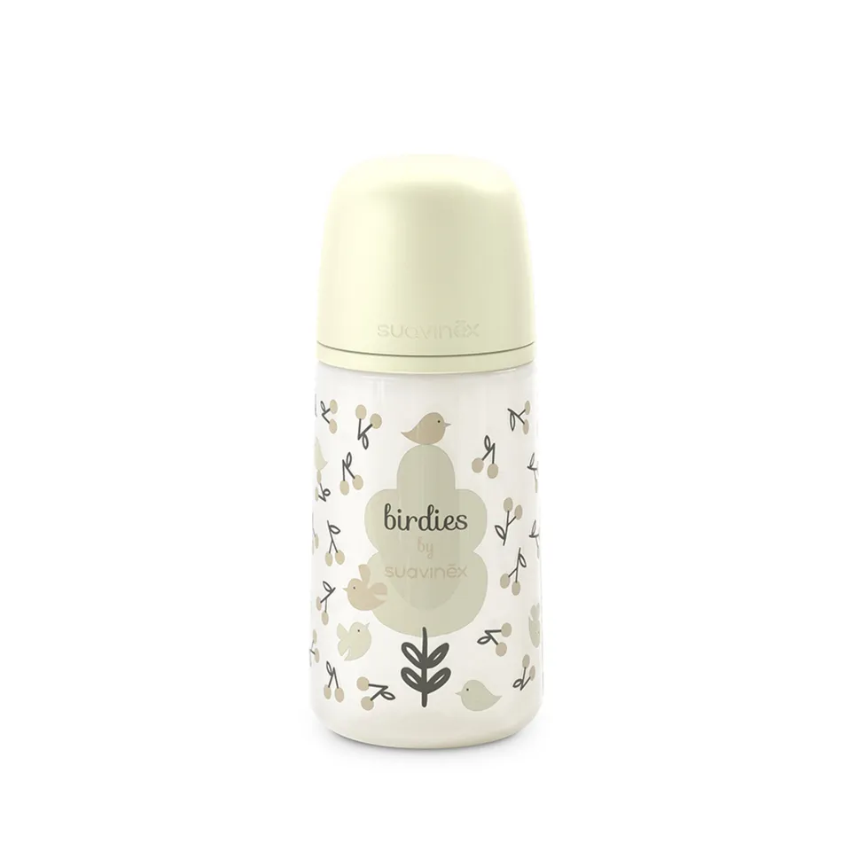 Suavinex Birdies SX Pro biberon 270 ml neutro flusso medio