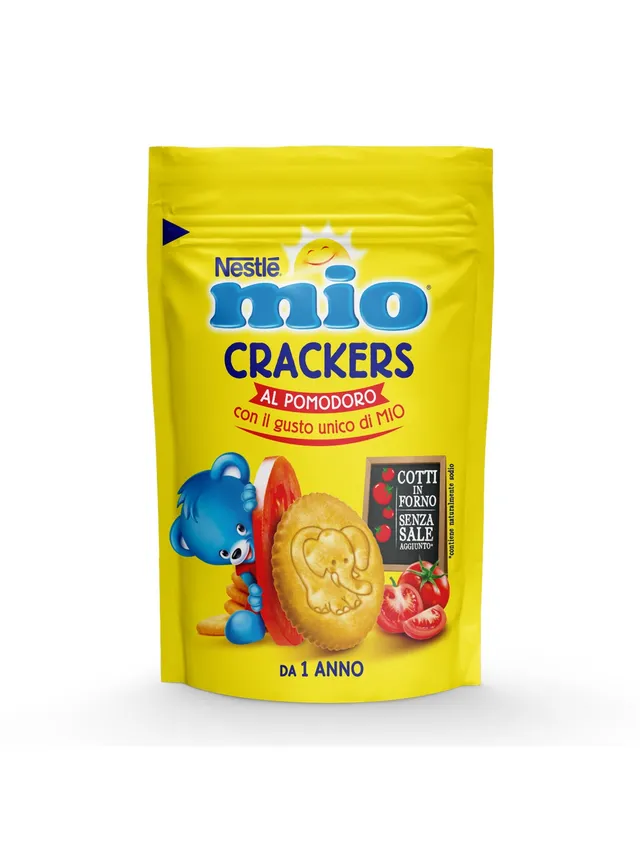 Nestlé Mio Crackers Pomodoro bimbi 100 g forno senza sale