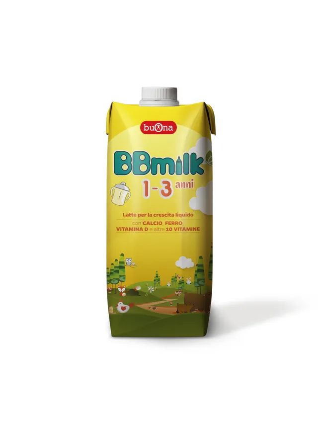 Bbmilk Latte Liquido 1-3 Anni 500 ml Crescita