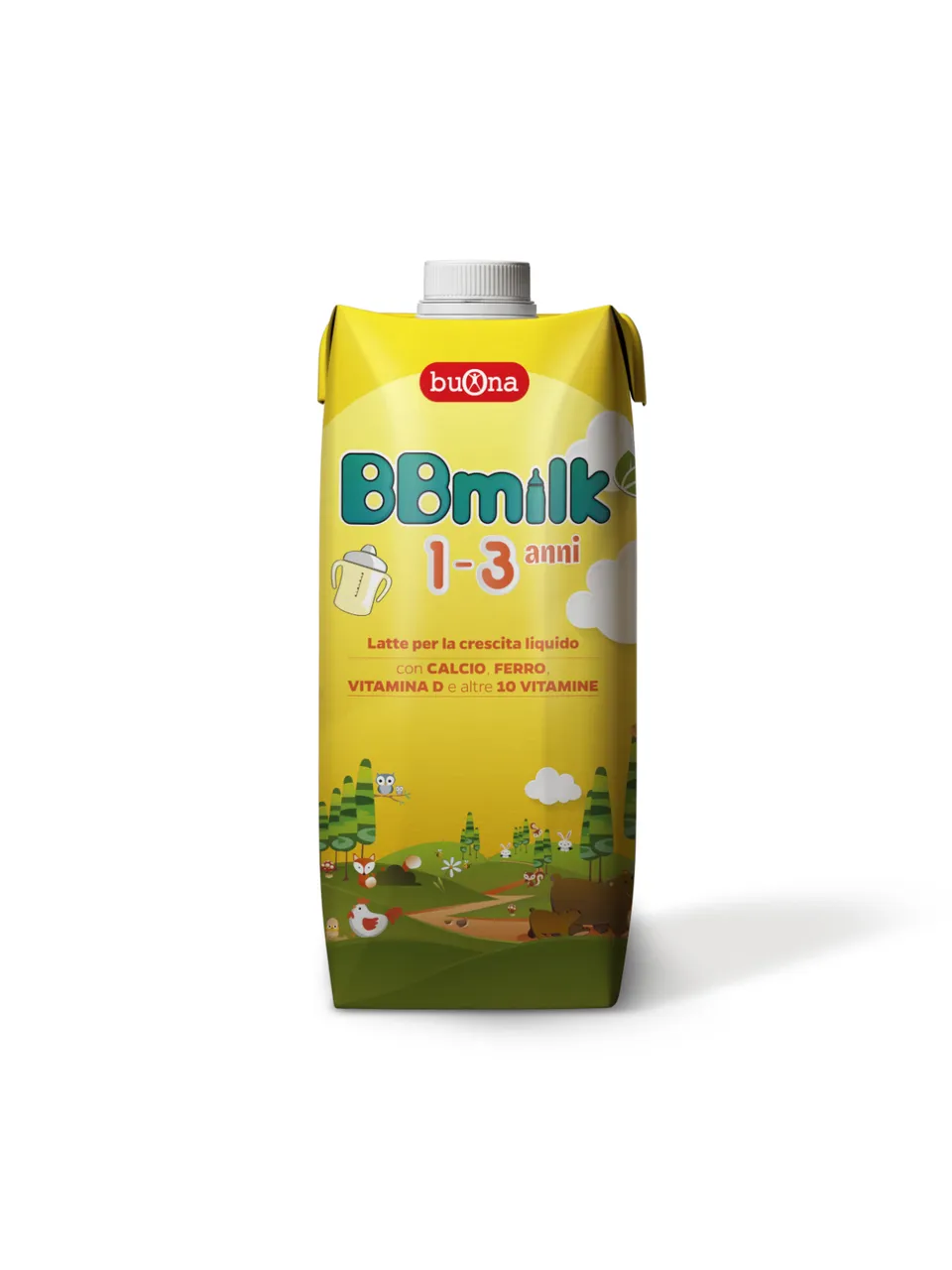 Bbmilk Latte Liquido 1-3 Anni 500 ml Crescita