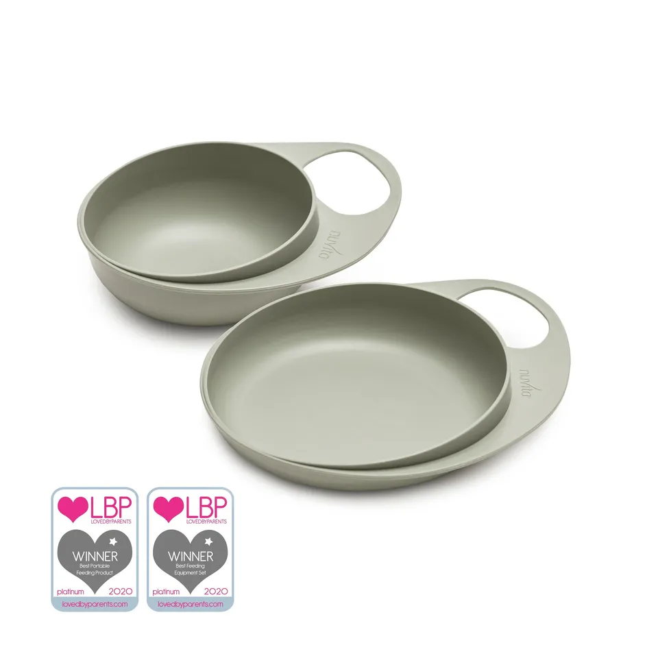 Nuvita Easy Eating 8461 Set Pappa Verde Salvia 2 Pezzi