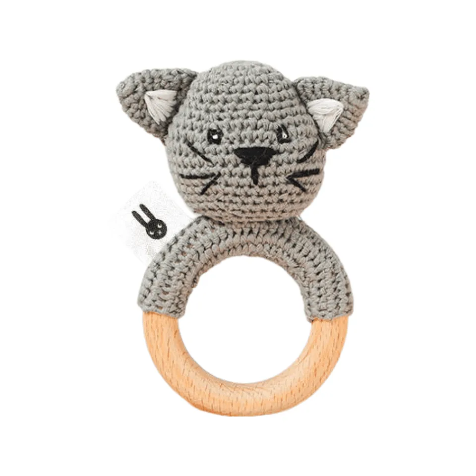 Piccoli Toys Romeo sonaglio uncinetto gatto in cotone