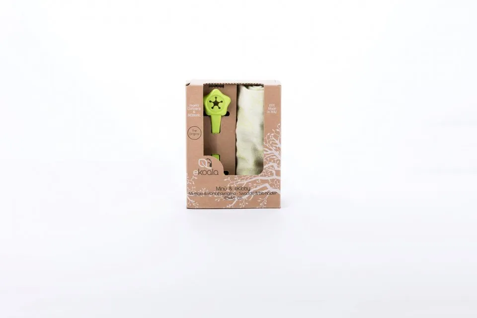 eKoala Minu Ekibby set bavaglino amido mais verde