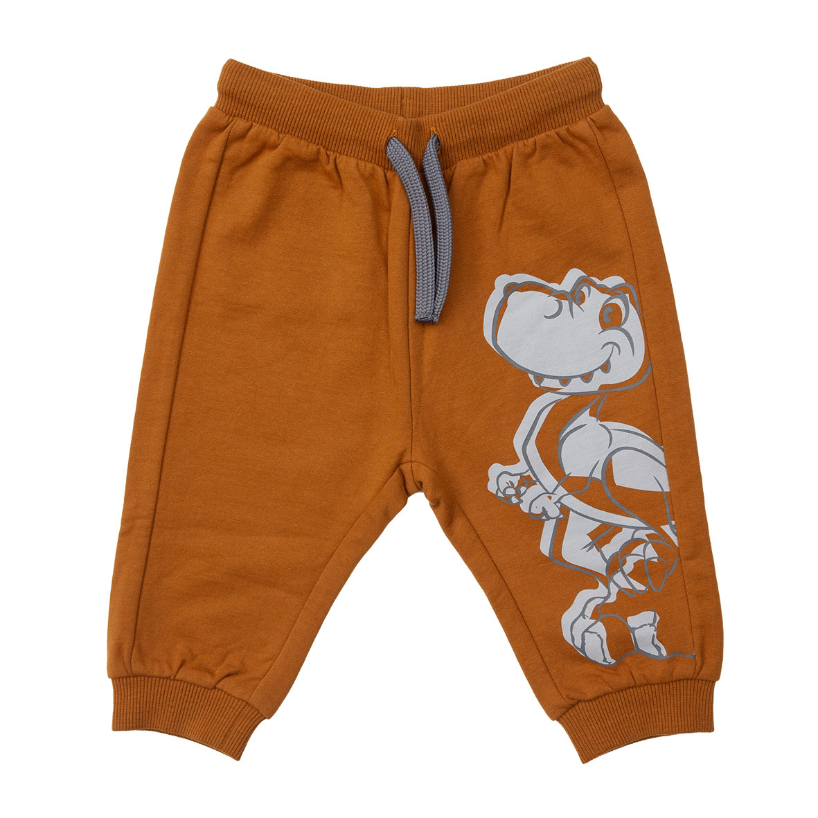 Mawi pantalone felpa bambino con stampa laterale garzato