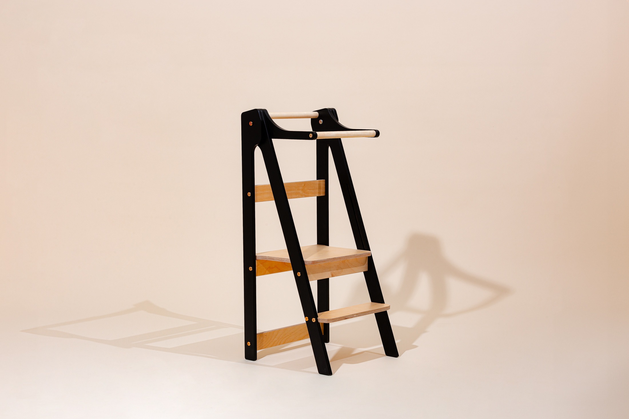 The Dida Torre di Apprendimento Pieghevole in Legno sicura