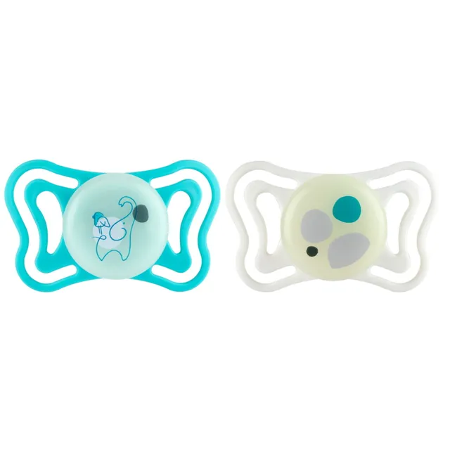 Chicco PhysioForma Light Lumi succhietto silicone 6-16 mesi