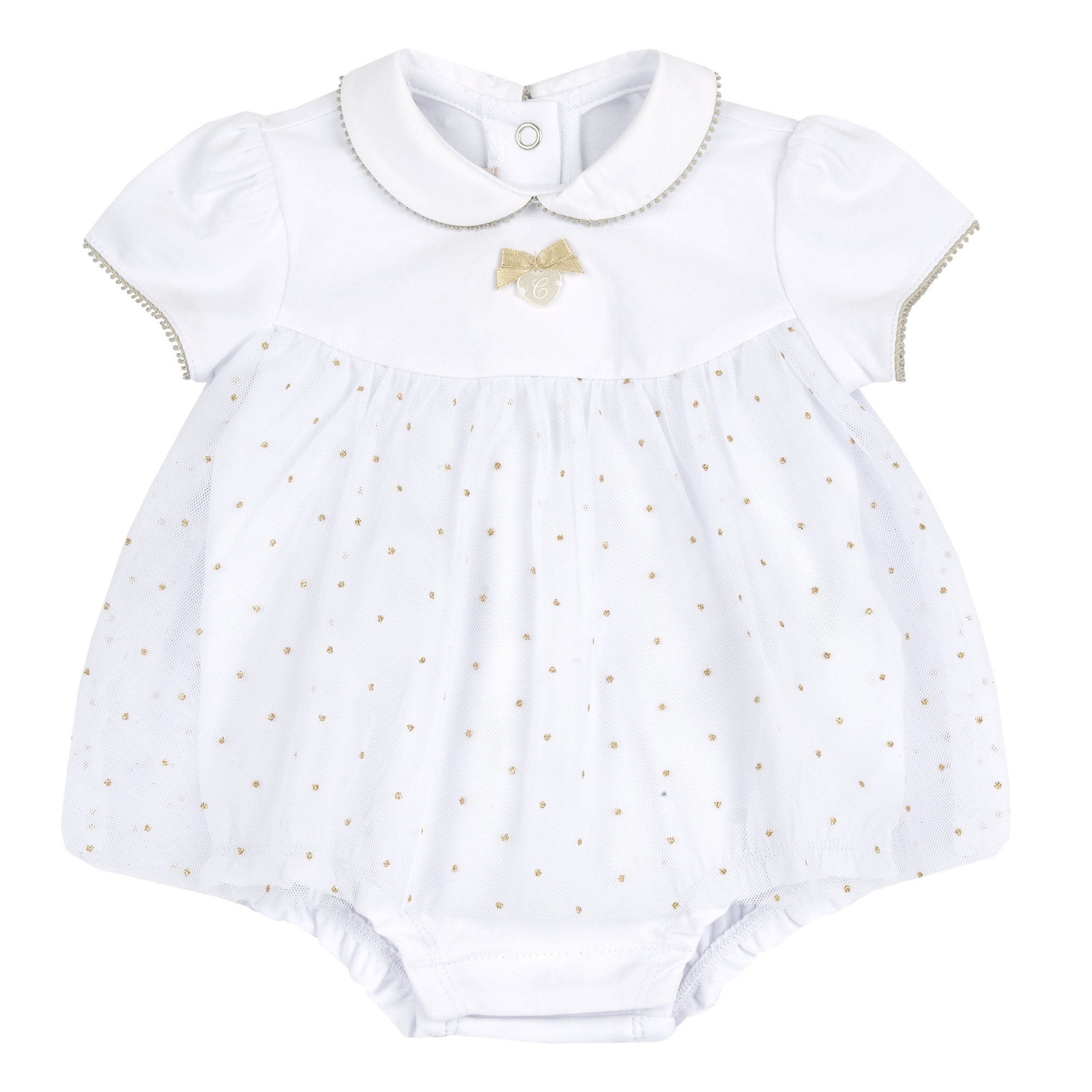 Chicco Pagliaccetto Elegante in cotone per neonata