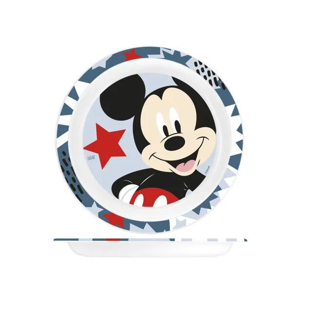 Lulabi Mickey Icon Piatto Piano 22 cm Senza BPA