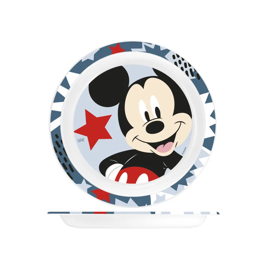 Lulabi Mickey Icon Piatto Piano 22 cm Senza BPA