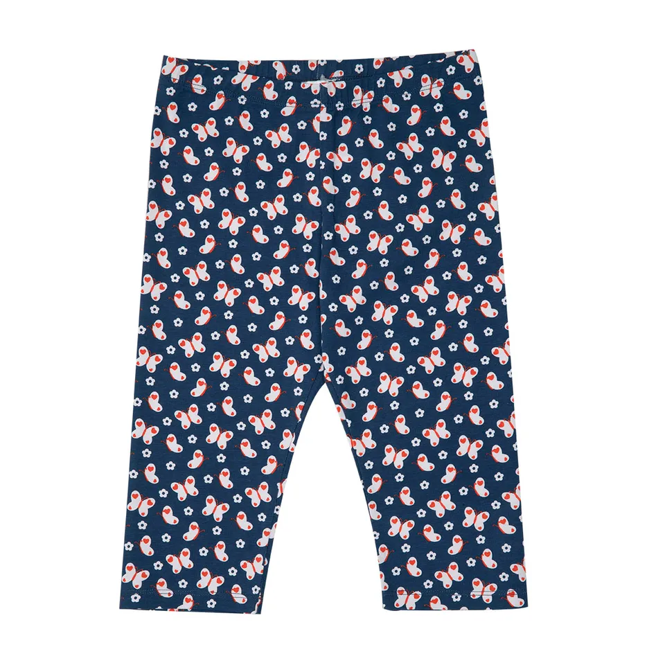 Toys Center Baby 3/4 Jersey Legging Bimba Blu Farfalle