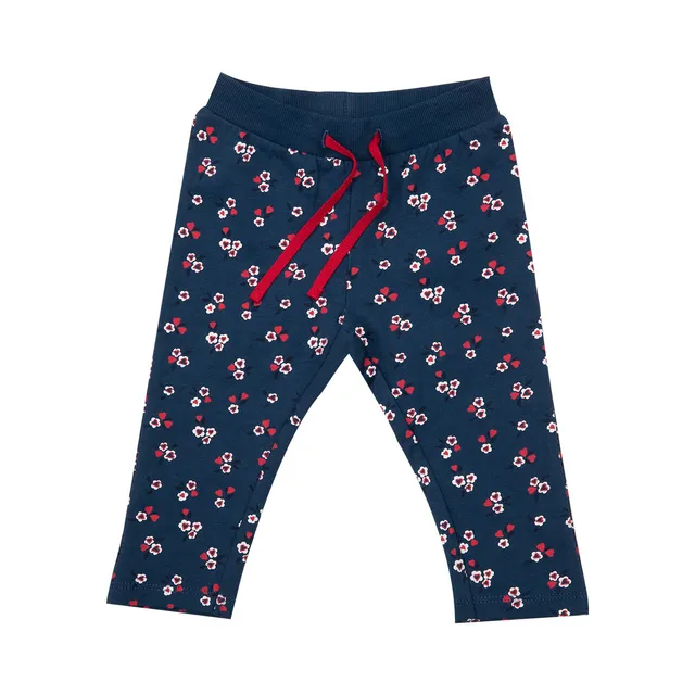 Toys Center Baby Pantaloni Lunghi Bimba Blu Fiori