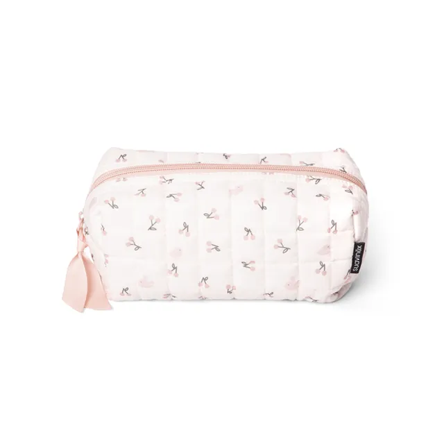 Suavinex Birdies trousse cosmetica rosa da viaggio