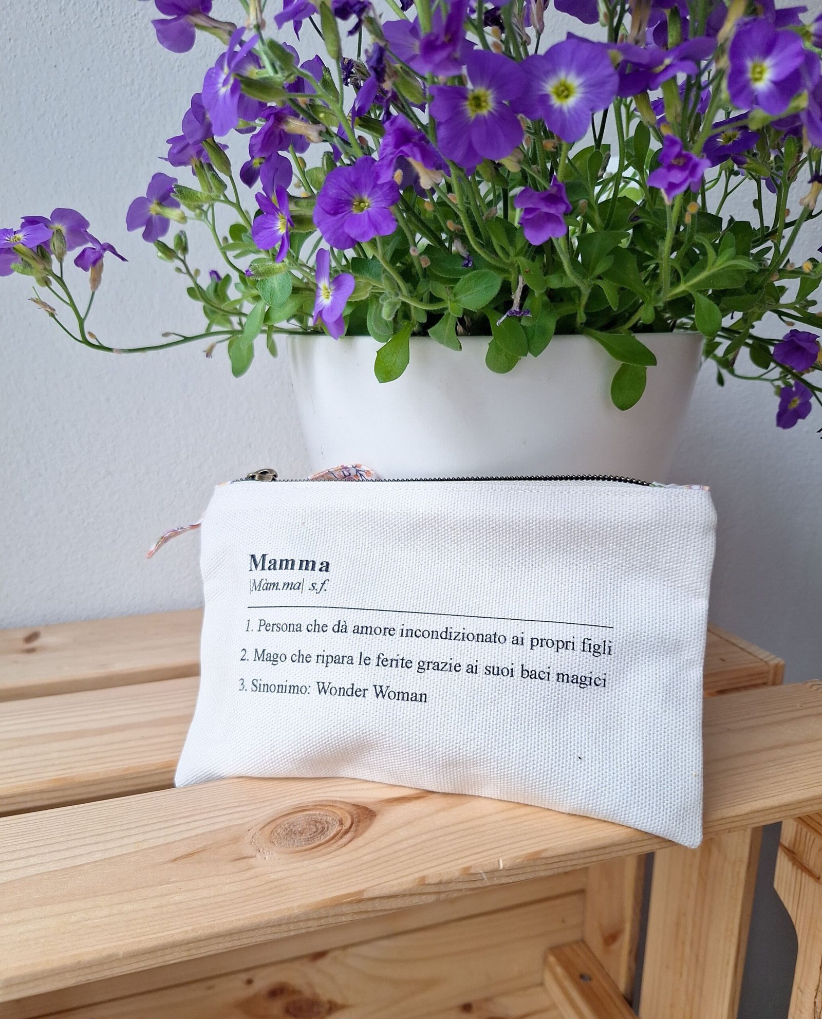 M'Amélie Pochette Mamma Definizione in Cotone Panama