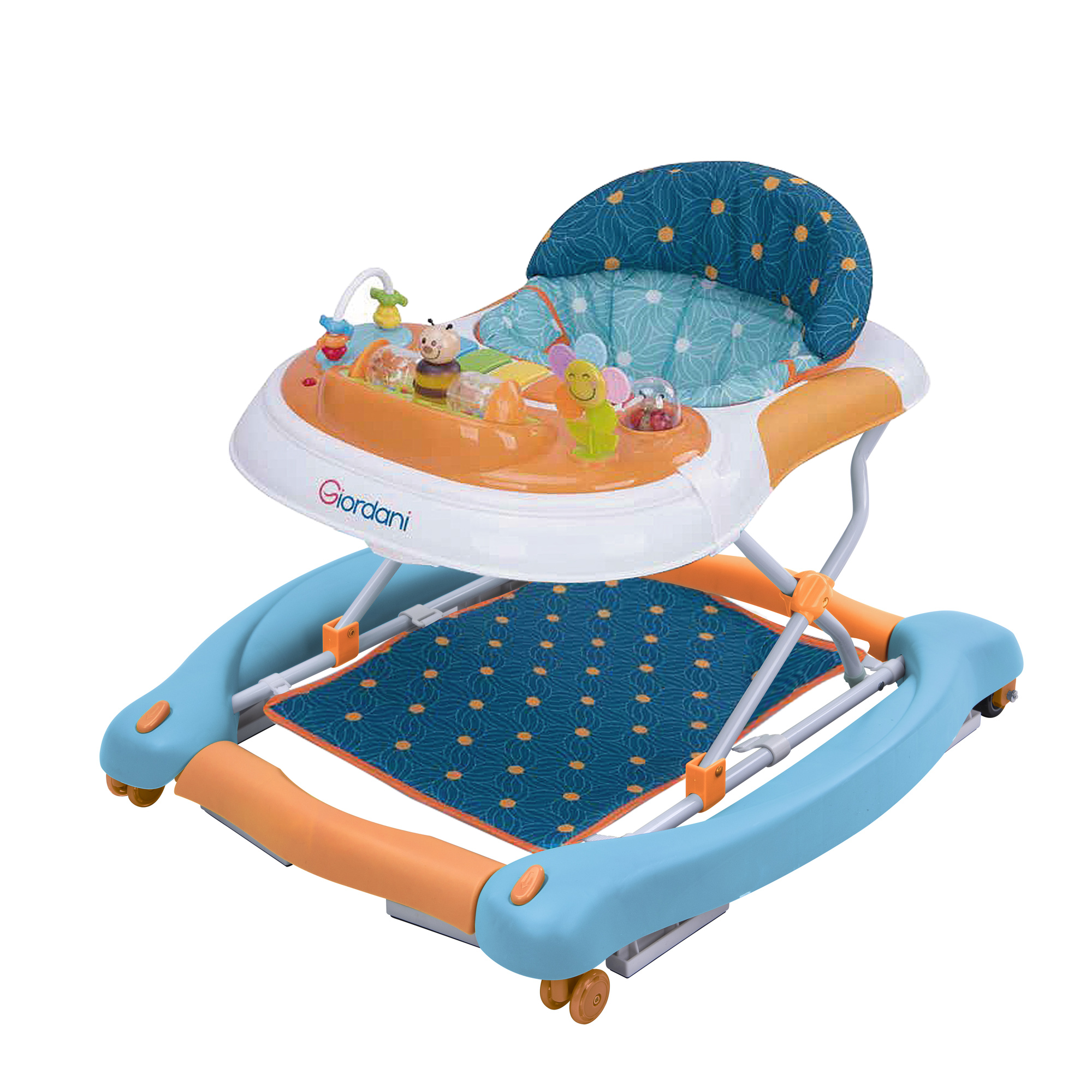 Giordani Sweet Candy Blue 3in1 girello blu con dondolo