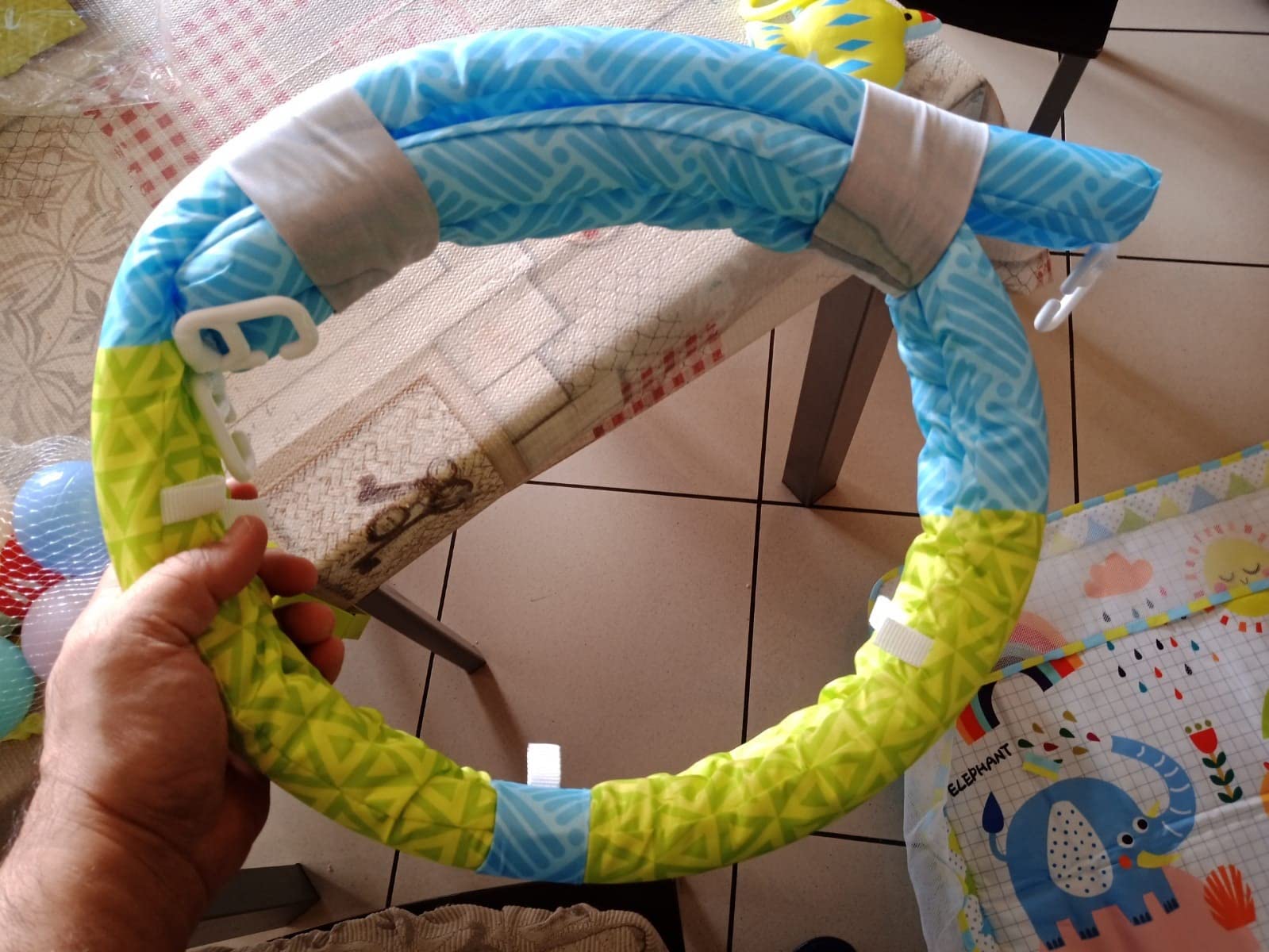 Dr.Rapeti Palestrina tappeto gioco 47x40 pollici con arco