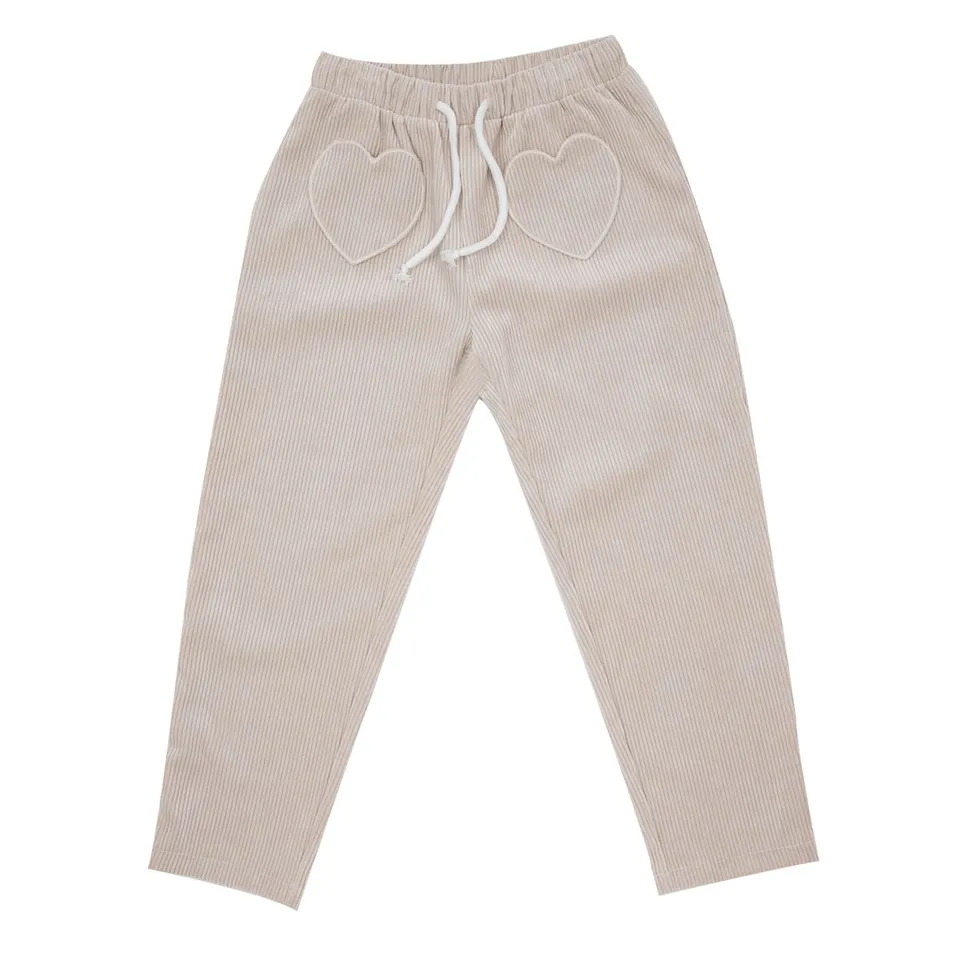 Toys Center Baby pantalone velluto bimba beige costine