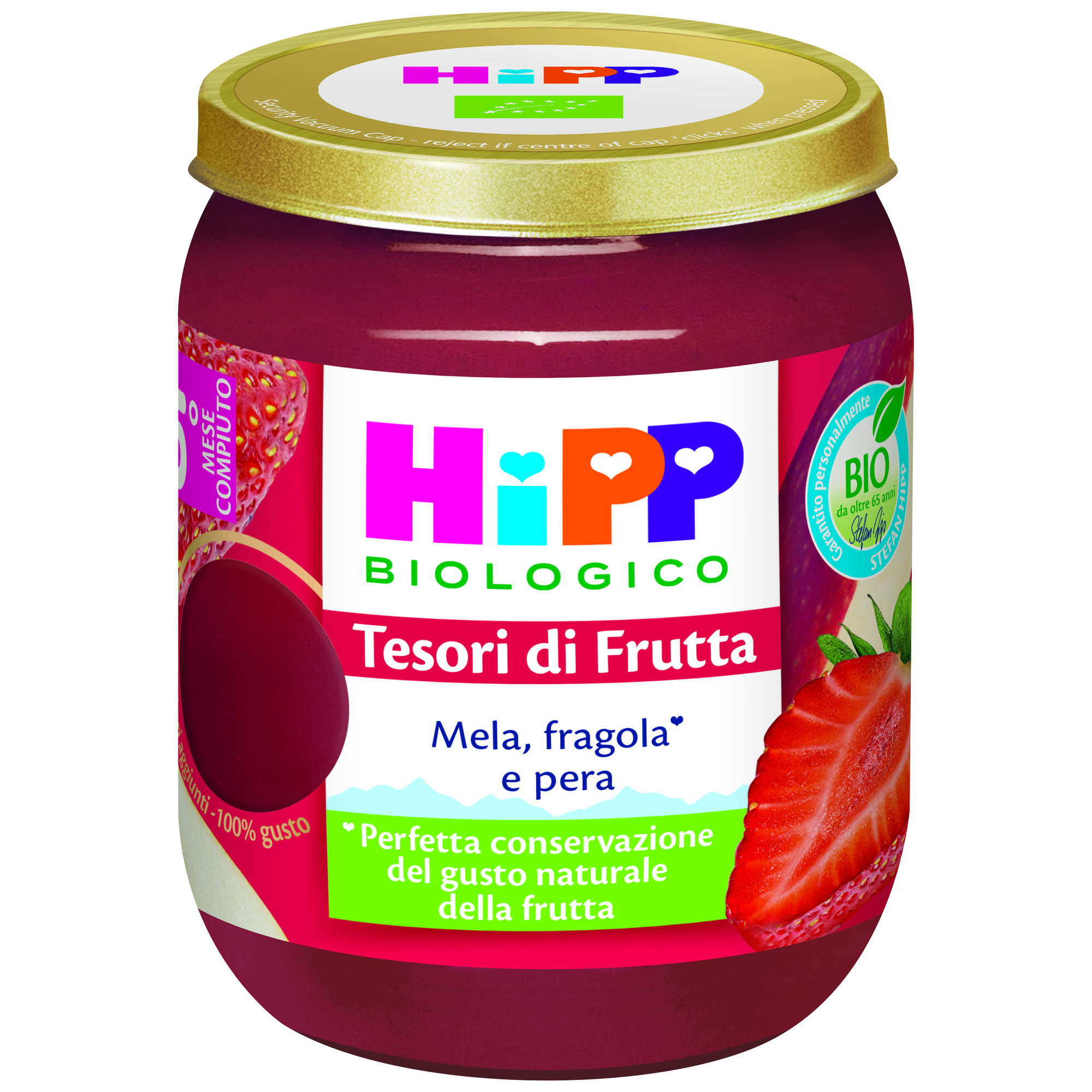 HiPP Tesori di frutta pouch mela fragola pera 160g