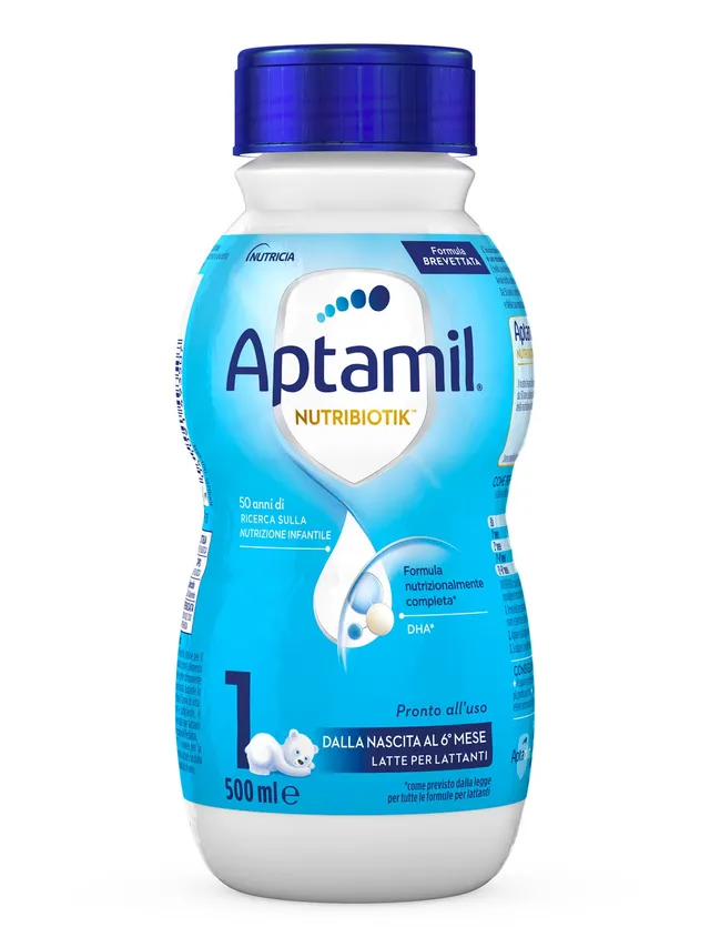 Aptamil Nutribiotik 1 Latte Liquido Neonato 500ml dalla Nascita
