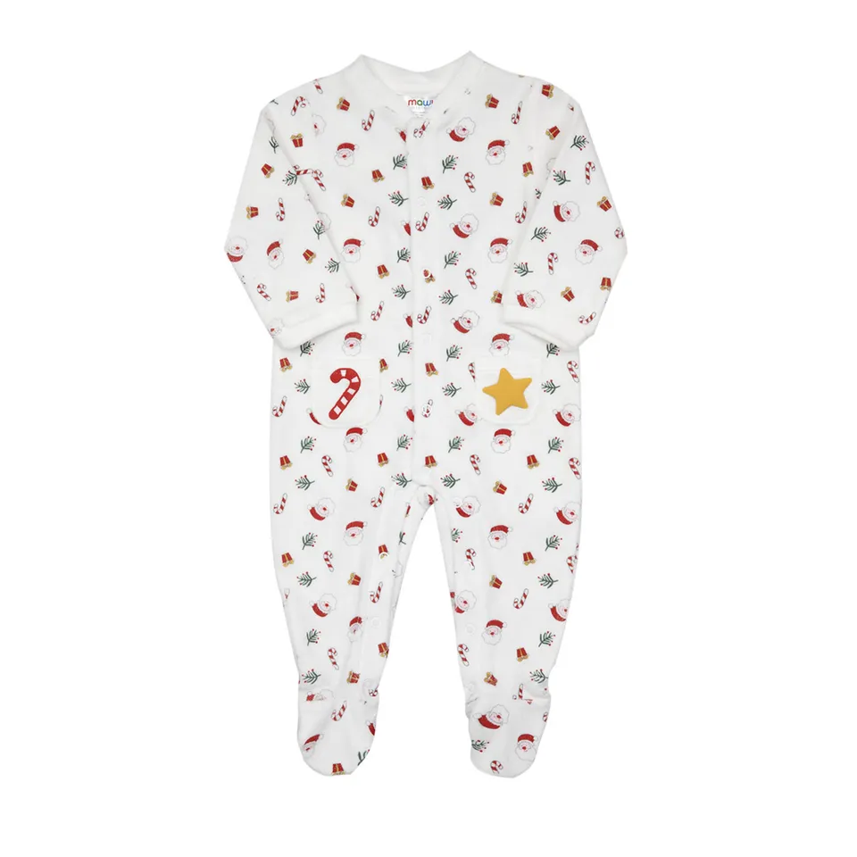 Mawi tutina ciniglia natalizia neonato panna