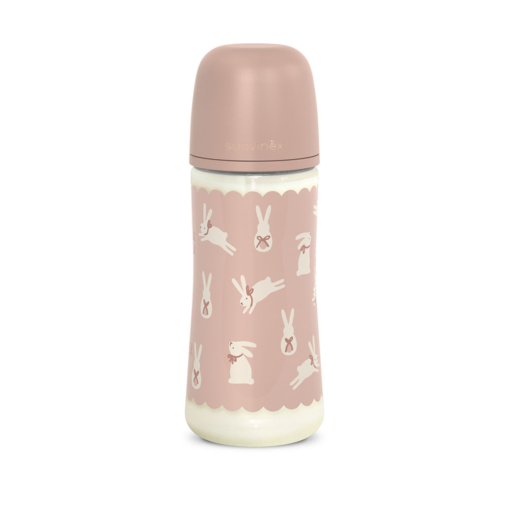 Suavinex Wonderland biberon 360 ml coniglio rosa