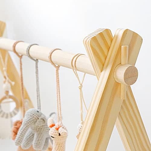 Piccoli Toys Africa palestrina neonato cotone e legno con sonagli