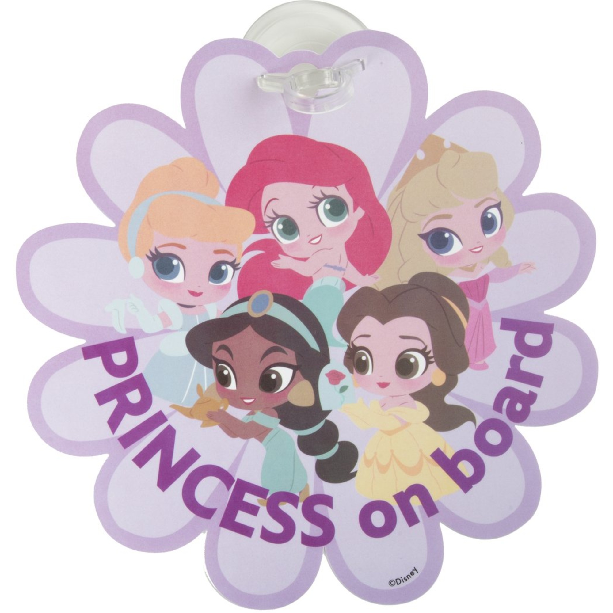 Disney Princess Baby on Board adesivo auto principesse
