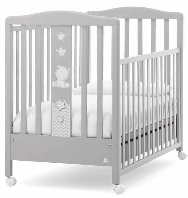 Italbaby Popstar lettino legno grigio 70x130 con cassetto