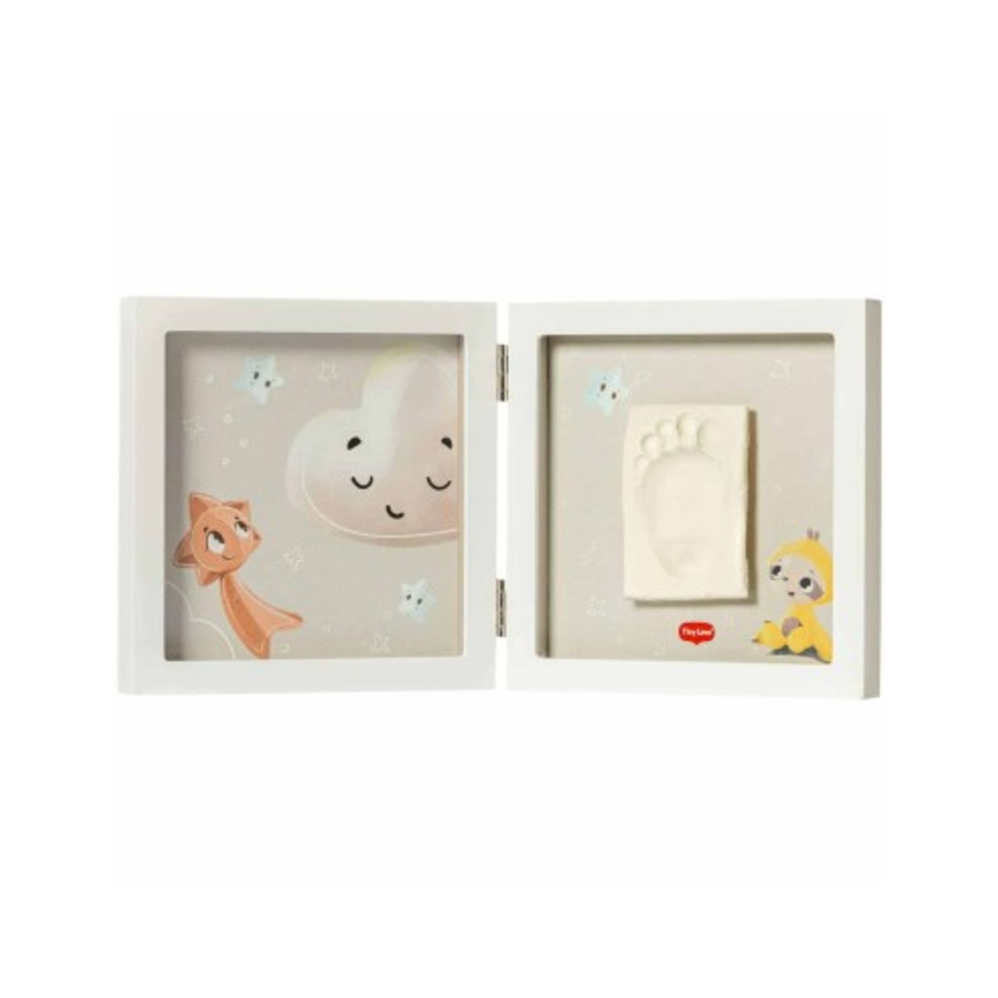Tiny Love cornice impronta neonato bianca con foto