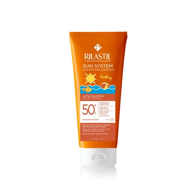 Rilastil Sun Baby Latte Velluto SPF 50+ 200 ml Pelle Sensibile