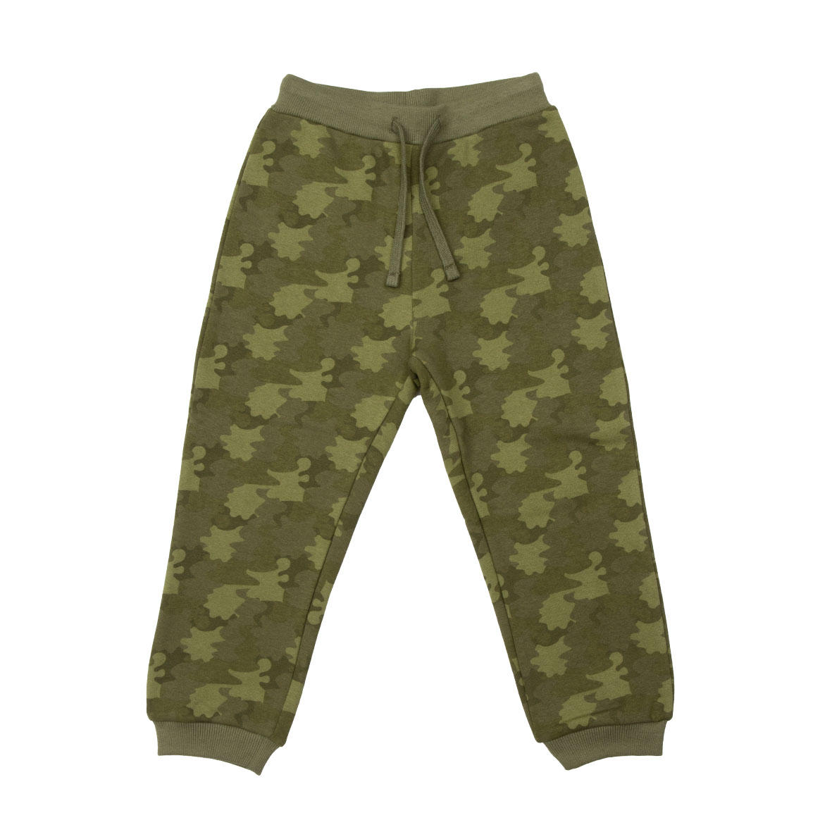 Mawi Pantalone Felpa Camouflage Verde Bambino