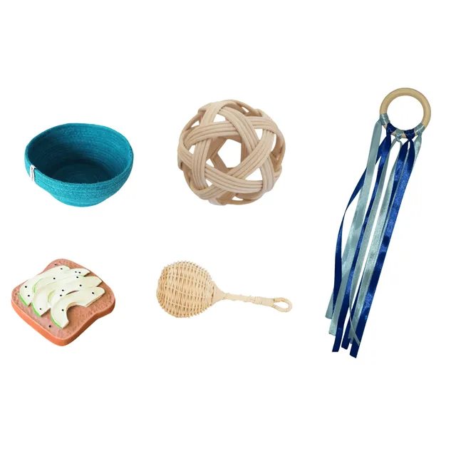 The Dida Kit Stimolazione Blu kit sensoriale 0-12 mesi
