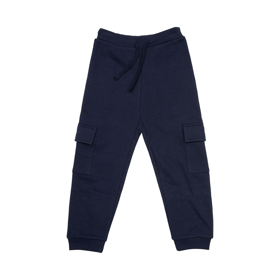 Mawi pantalone felpa cargo garzata con polsi in costina