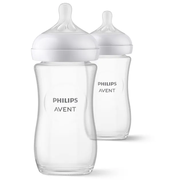 Philips Avent Natural Response biberon vetro 240 ml 2 pz medio