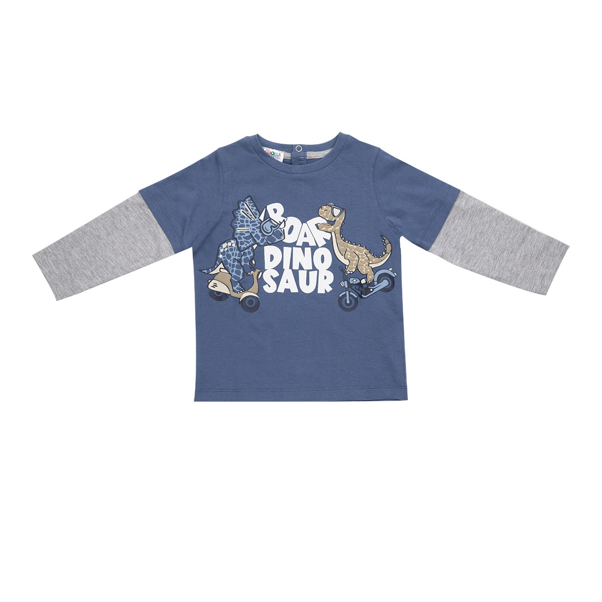 Toys Center Baby maglia jersey Dino blu manica lunga