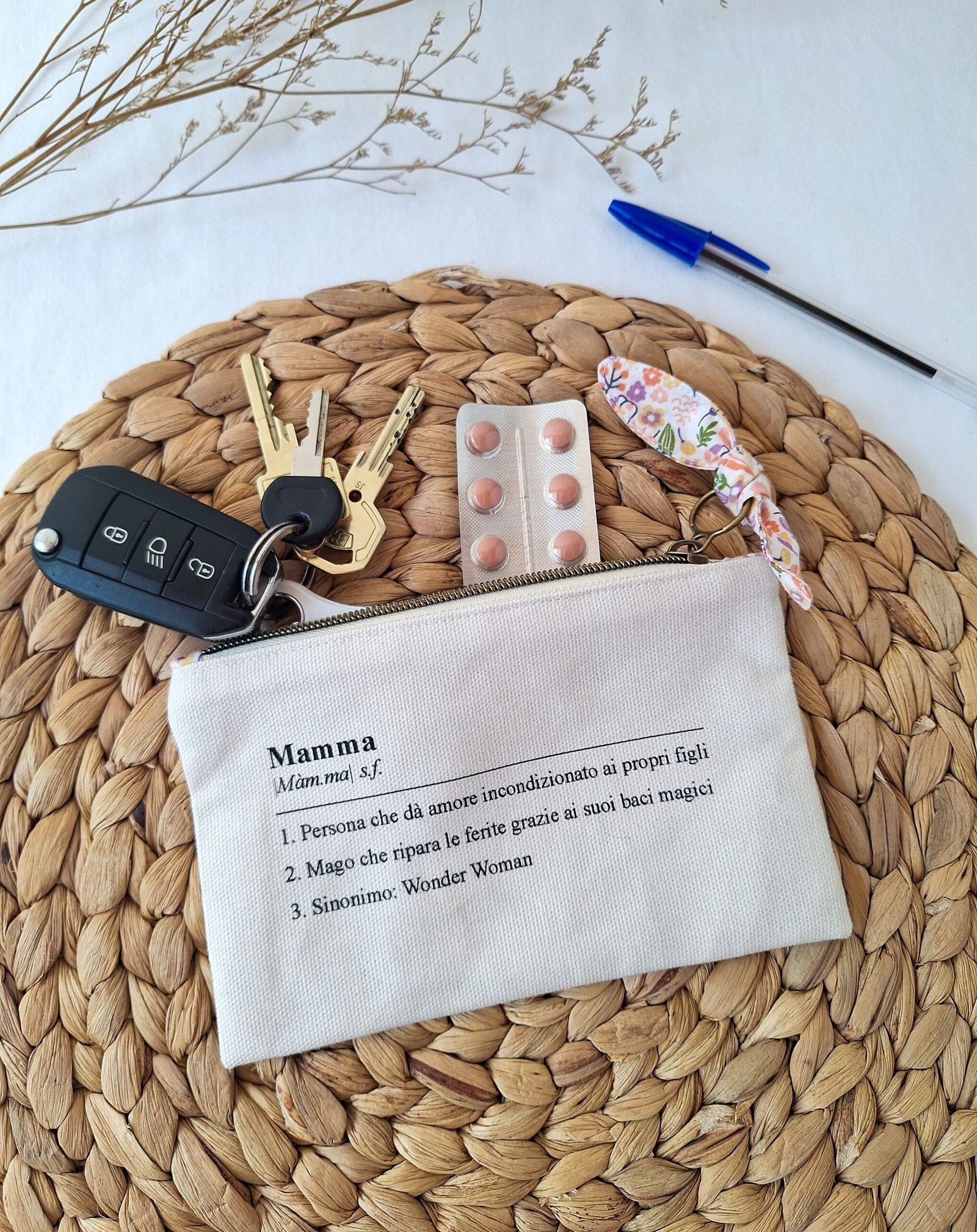 M'Amélie Pochette Mamma Definizione in Cotone Panama