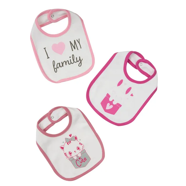 Toys Center Baby Mawi bavaglini bimba 3 pezzi cotone