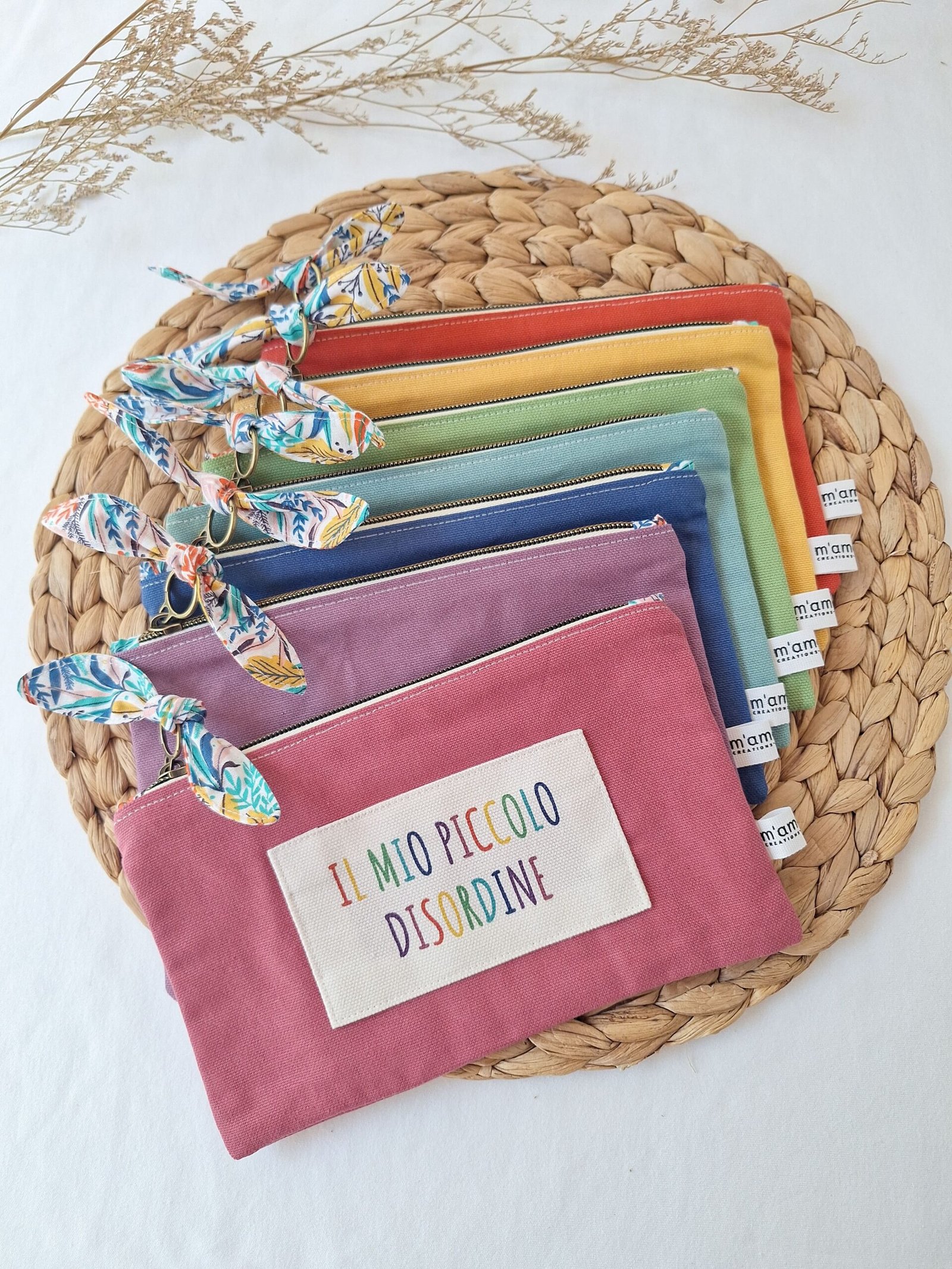 M'Amélie Pochette Il Mio Piccolo Disordine Colorata Cotone
