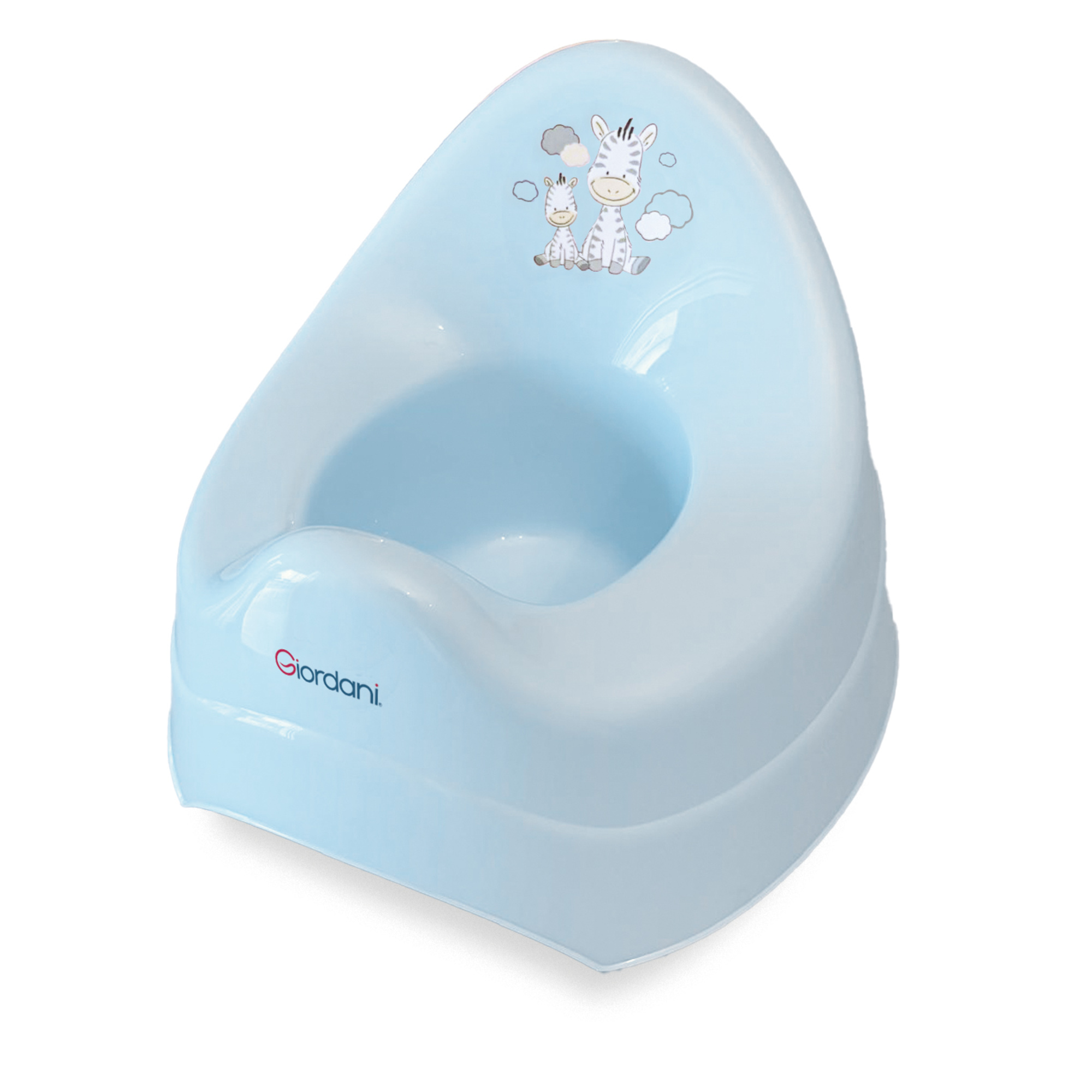 Giordani Zebra vasino azzurro bimbi stabile
