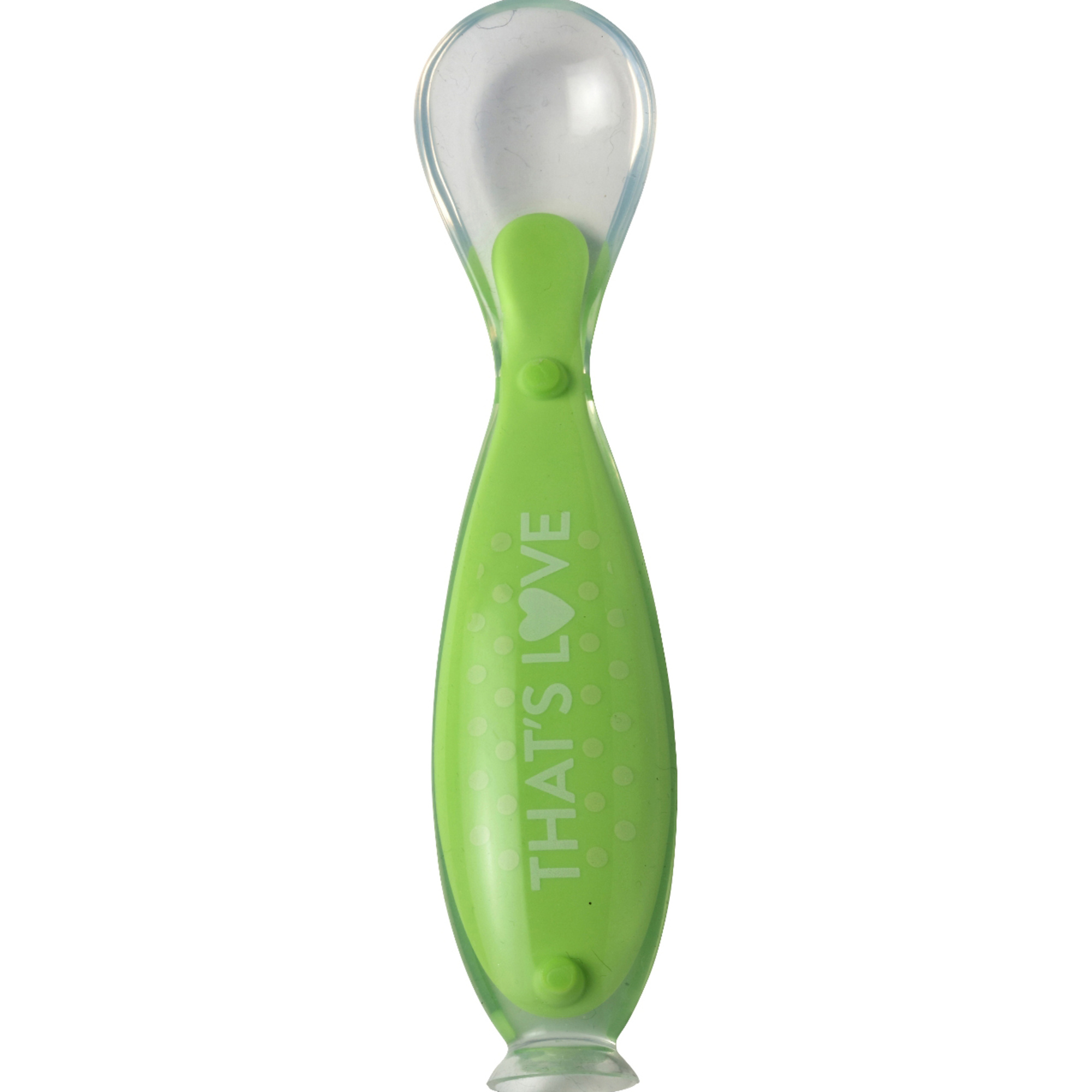 That's Love Cucchiaio in Silicone con Ventosa 6M+ Svezzamento