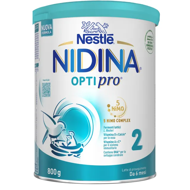 Nestlé Nidina Optipro 2 latte proseguimento 800g 6 mesi